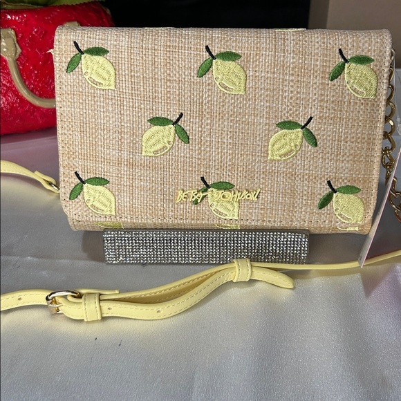 Betsey Johnson Handbags - Betsey Johnson lemon yellow crossbody bag brand new shoulder